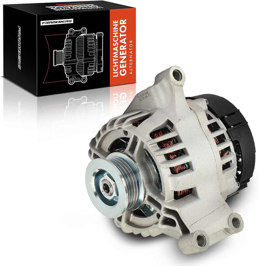 Frankberg Lichtmachine generator 120A compatibel met 500 312 1.2L 1.4L benzine 2007-2019 Punto 199 1.2L 1.4L benzine Mito 955 1.4L benzine vervanging # 51787777 196 kg