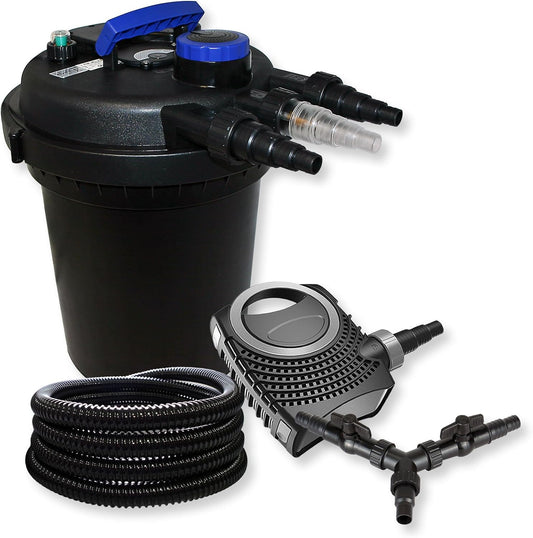 SunSun filterset 10.000 l UVC 11 W NEO10.000 pomp 80 W slang 25 m vijver filter