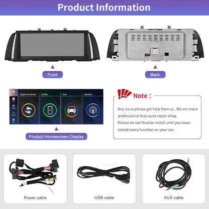 10,25 Inch Autoradio Touchscreen – Multimedia Scherm – Navigatiesysteem – Infotainment Display – Android Auto CarPlay – Draadloze Smartphone Integratie – HD Resolutie 1920x720 – Originele Functies Behoud