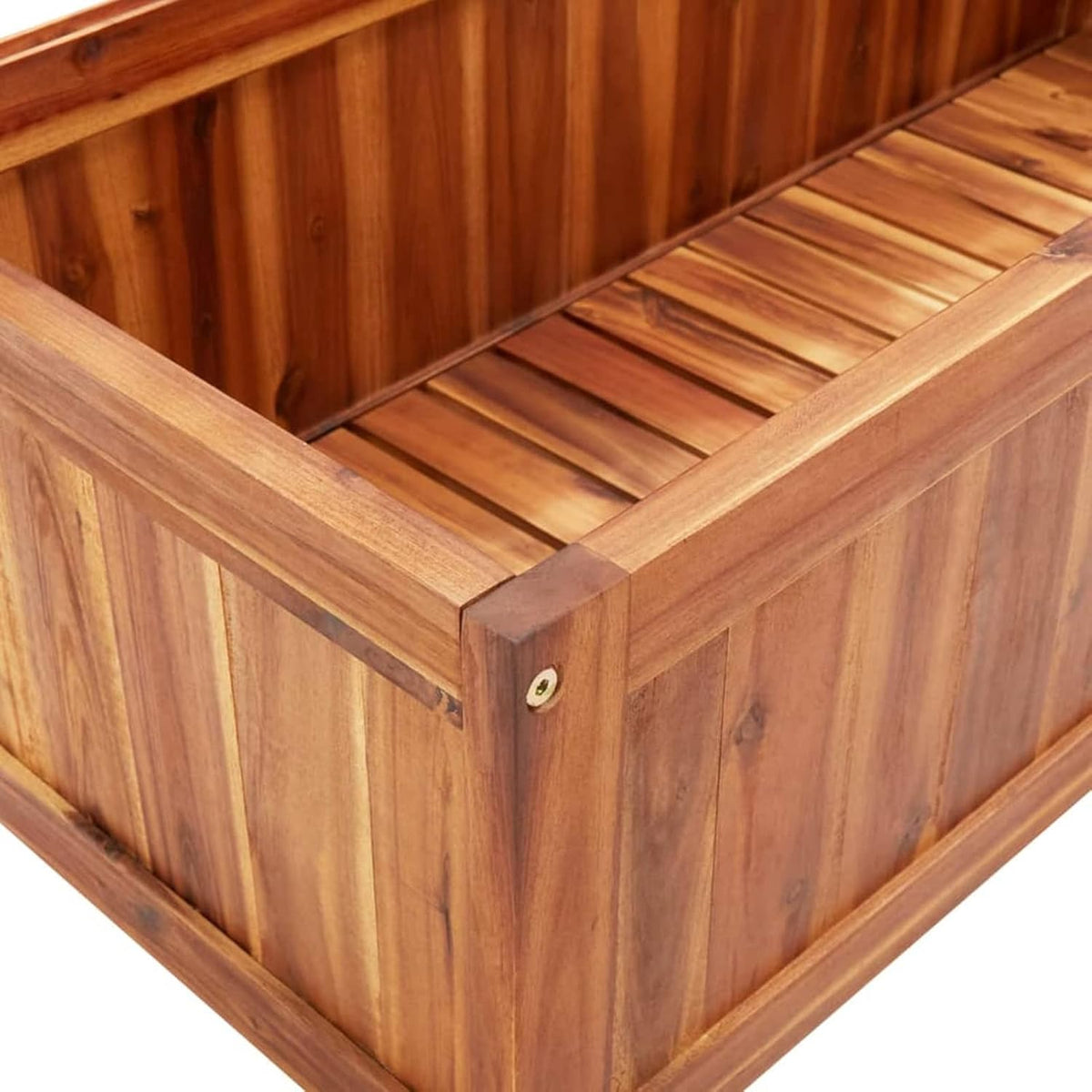 Trellis Planter, Outdoor Planter, Flower Pots for Flowers and Plants, Gardening, Urban Garden, Patio, Grow Table, Garden Home, Solid Acacia Wood, 85 x 38 x 150 cm - QUORE