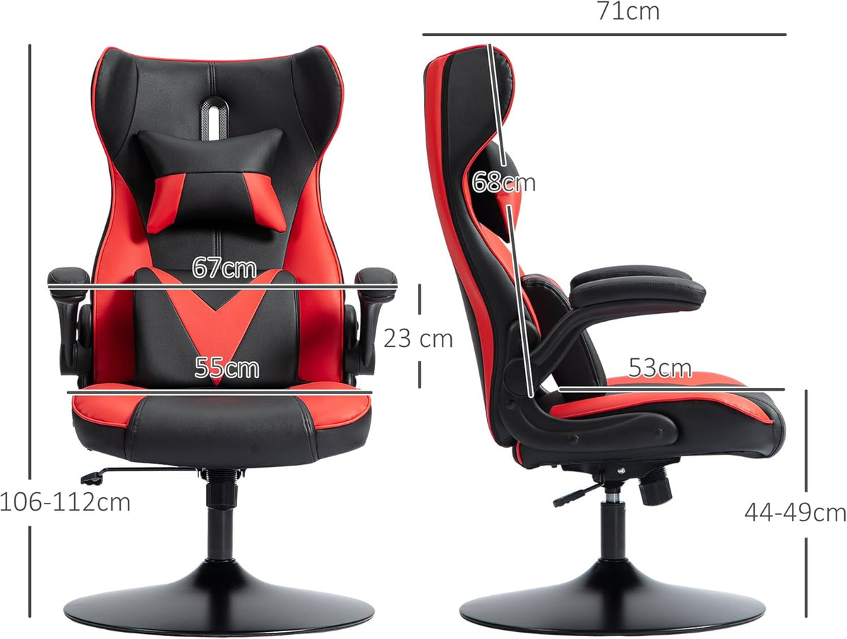 Gamingstoel – Bureaustoel – Gamerstoel – Zithoekstoel – Ergonomische Stoel – Verstelbare Hoogte – Kantelfunctie - QUORE
