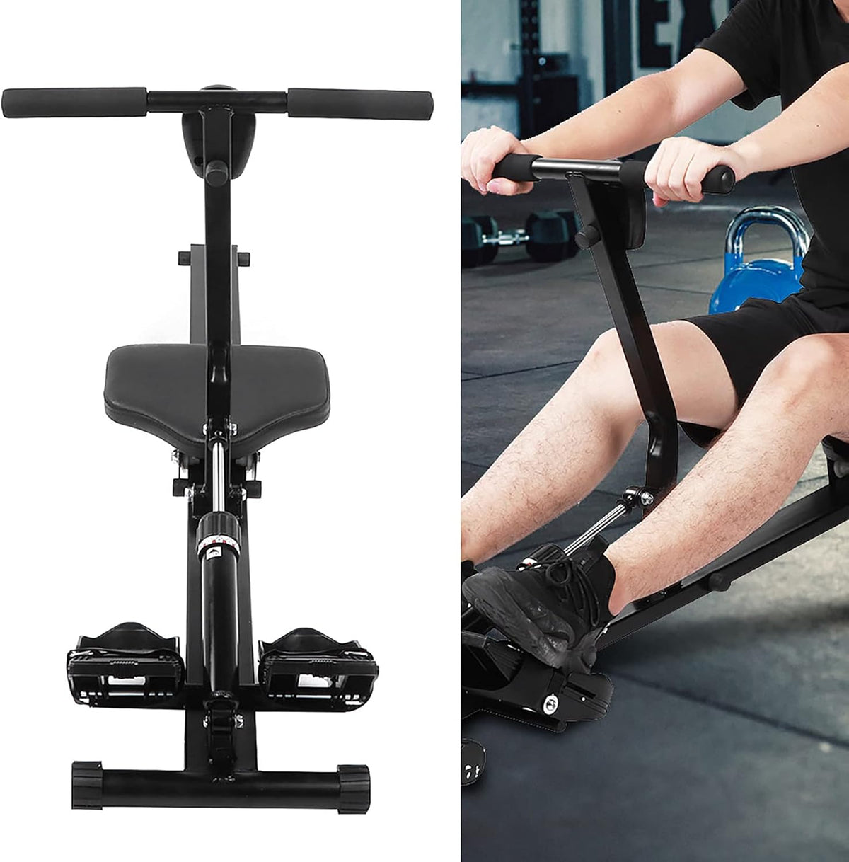 Roeitrainer – Roeimachine – Fitnessroeier – Indoor Rower – Trainingsapparaat – Inklapbaar Design – Verstelbare Weerstand – Digitaal Display