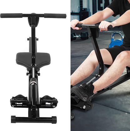 Roeitrainer – Roeimachine – Fitnessroeier – Indoor Rower – Trainingsapparaat – Inklapbaar Design – Verstelbare Weerstand – Digitaal Display