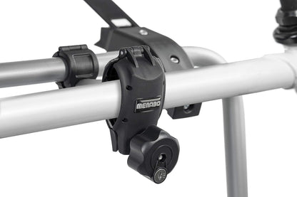 MENABO 38306878 Bicycle Carrier for Tailgate, Silver/Black, One Size - QUORE