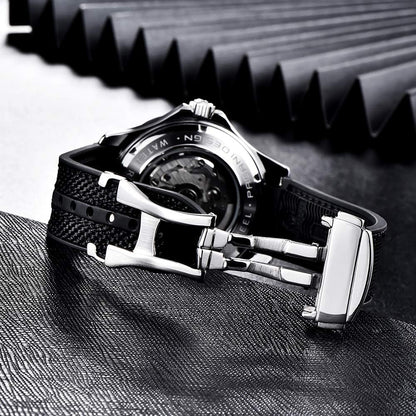 Pagani Design 007-Model Heren Automatische Horloges NH35 Beweging Roterende Keramische Bezel Roestvrij Staal Waterdicht Zelf Windend Polshorloge