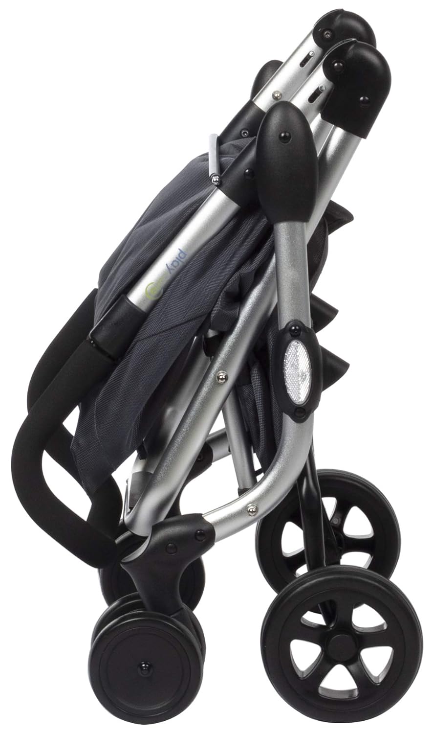 Playmarket Playcare Boodschappentrolley, opvouwbaar, met zwenkwielen, Marengo, grijs