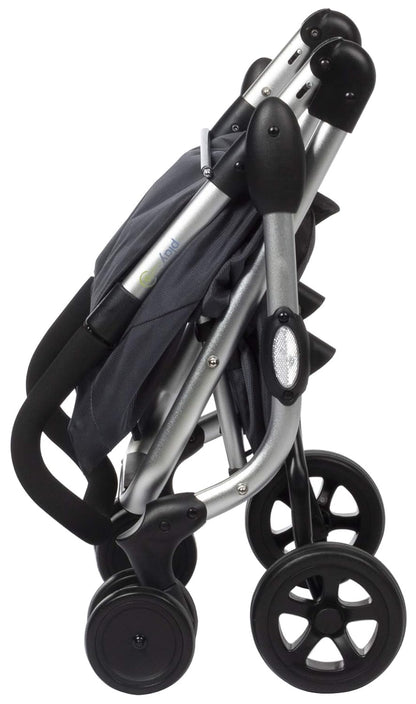 Playmarket Playcare Boodschappentrolley, opvouwbaar, met zwenkwielen, Marengo, grijs
