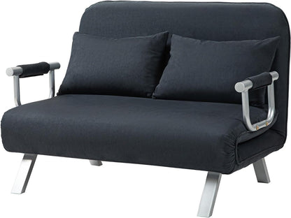 3-in-1 Slaapbank – Slaapbankje – Bedbank – Zetelbed – Slaapzetel – Verstelbare Rugleuning 5-standen – Compact 185x105 cm Fluwelen Bekleding