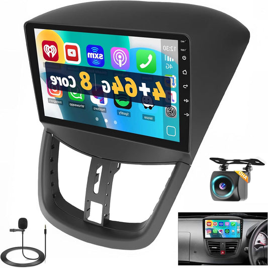 Android Radio – Auto Multimedia Systeem – GPS Navigatie – Touchscreen Radio – Bluetooth Handsfree – 9 Inch HD Screen – Draadloos CarPlay & Android Auto