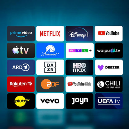 DYON Movie Smart 22 VX Smart TV met HD Triple Tuner (DVB-C/-S2/-T2), App Store, Netflix, Prime Video, YouTube, DAZN, Disney+, waipu.tv, hotelmodus