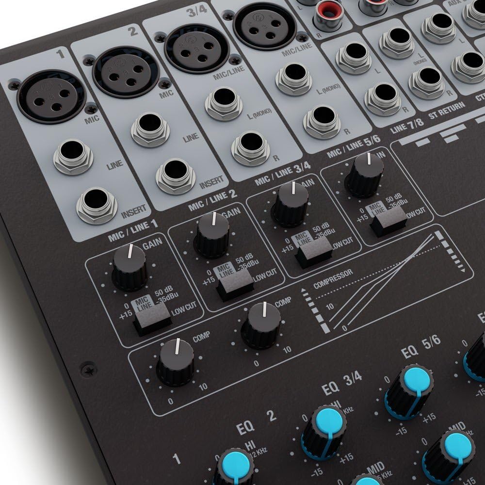 LD Systems VIBZ 6 8-kanaals met DFX en compressor One Size Zwart