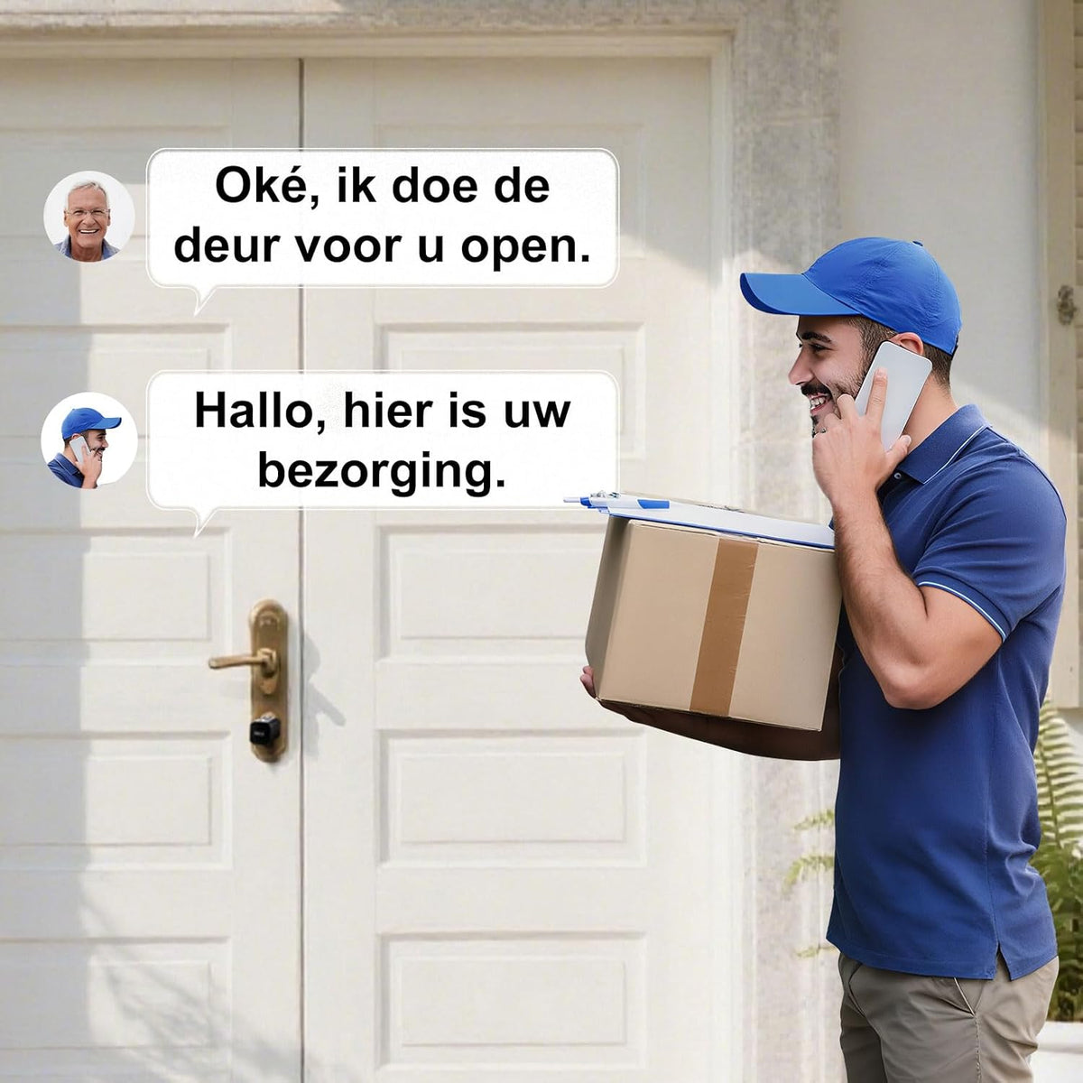 Deurslot, vingerafdrukslot, verstelbare lengte, elektronisch deurslot, smart lock met RFID-kaart, app, wifi, bluetooth-ontgrendeling, verlengaccessoires, 60-90 mm, zilver
