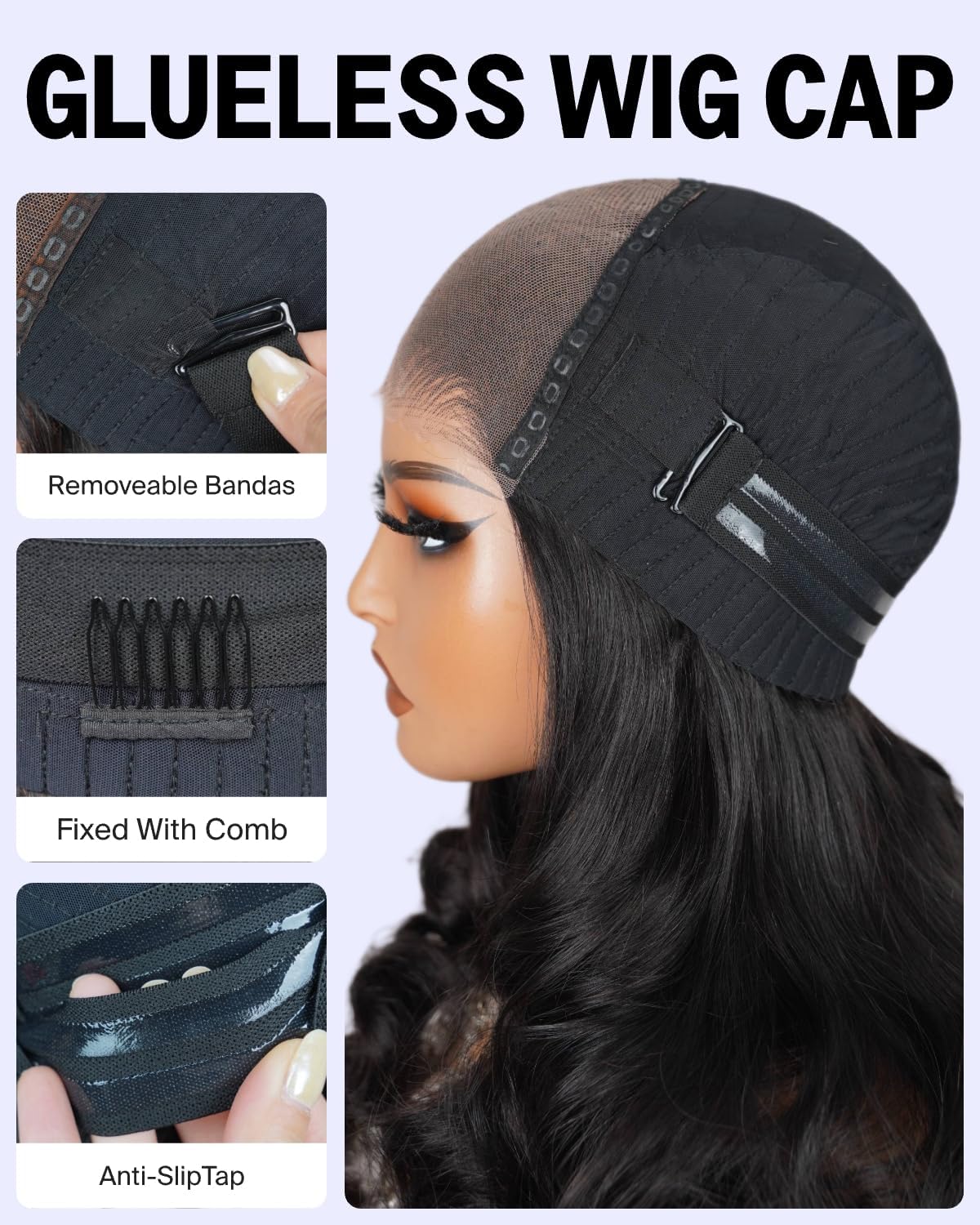 MEGALOOK 5×6 Pre Cut Lace Frontal Wig Ready to Go Glueless Wigs Human Hair for Black Women 12A Salon-Quality Loose Body Wave Human Hair Closure Wig 220% Density Pre Plucked Bleached Tiny Knots 18 Inch