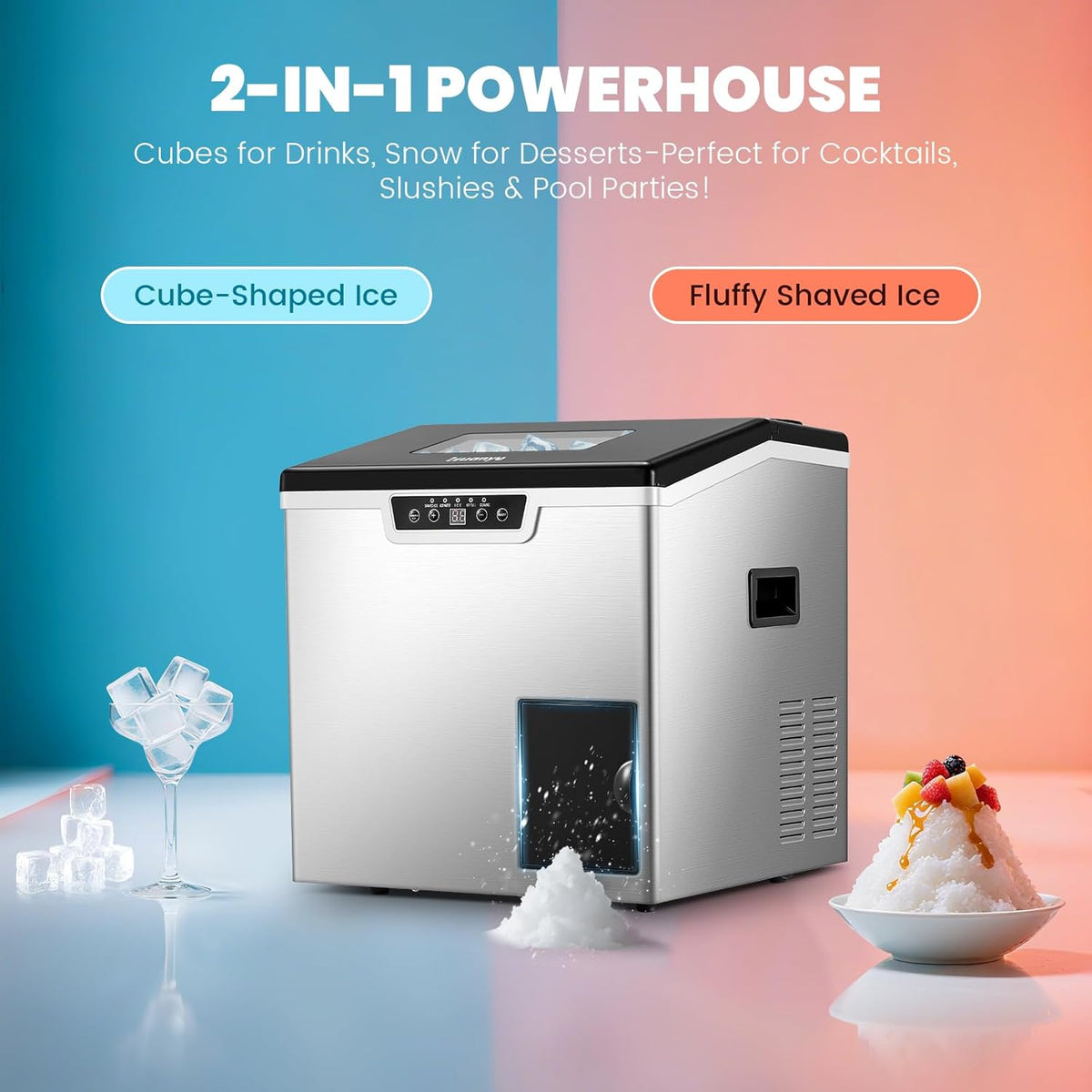 Huanyu Commercial Ice Maker Ice Crusher
