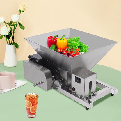 Vegetable Slicer, 60 W, Electric Vegetable Cutter, Capacity 20 kg/h, Electric Chopper with 4 L Capacity - QUORE