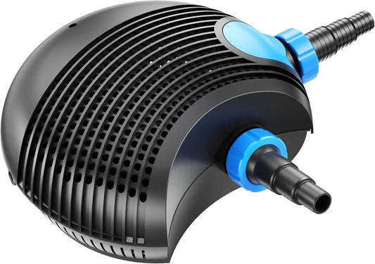 SunSun CTF-10000 SuperECO vijverpomp 80 Watt, energiebesparende filterpomp met een debiet van 10.000 l/h, beeklooppomp voor koivijvers, circulatiepomp, tuinvijverpomp