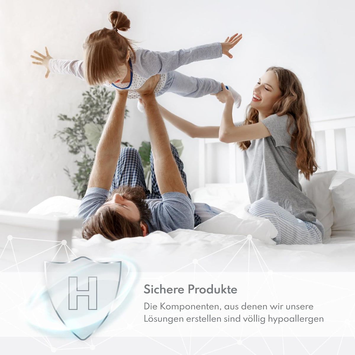 FDM Orthia Pocketveringmatras, 120 x 200 cm, 7-zones, hardheid H3, middelhard), 17 cm hoog, polyurethaanschuim, tweezijdige overtrek, afneembaar, wasbaar