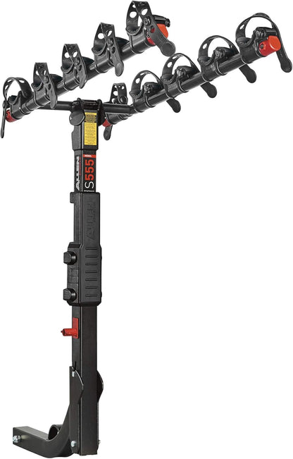 Allen Sports Premier Hitch gemonteerde 5-Bike Carrier, Model S555, zwart