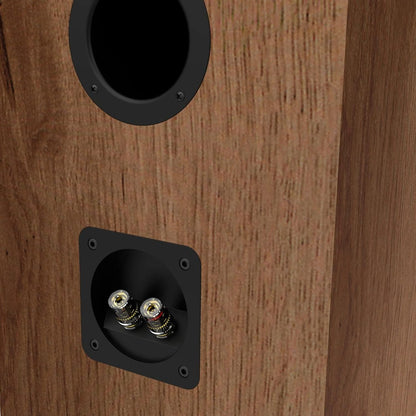HiFi-luidsprekers – Luidsprekers – Speakers – Stereospeakers – Studio Monitoren – Walnoot Uitvoering – 3-Weg Ontwerp – 100 W per Speaker