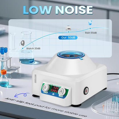 Centrifugemachine – Centrifuge – Laboratoriumcentrifuge – Elektrische Centrifuge – Testbuiscentrifuge – 6 x 15 Ml Capaciteit – Instelbare Snelheid Tot 4000 Rpm