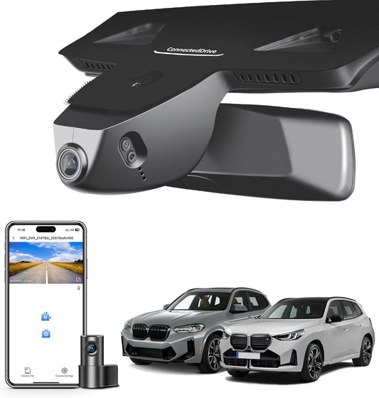Dashcam – Autocamera – Dashboardcamera – Auto Camera – Voor En Achter 4K/1080p – OEM-Stijl Montage – Inclusief 128GB Kaart