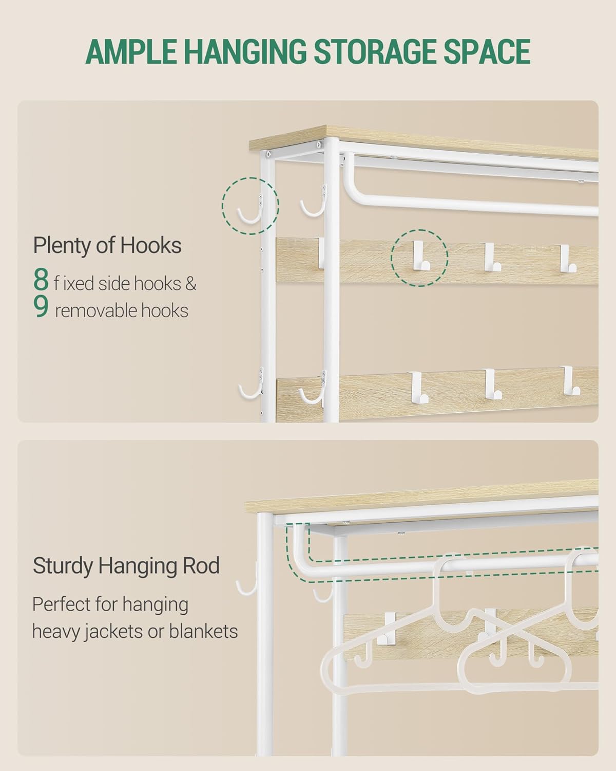 Hzuaneri Coat Rack HT03516W