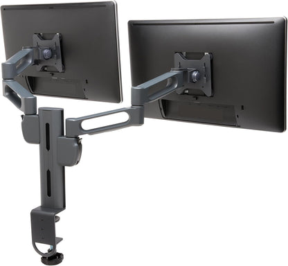 Kensington Dual Monitorarmhouder, Met SmartFit System, Voor monitoren tot 24", K60273WW, Zwart