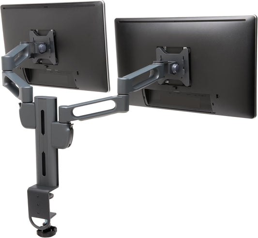 Kensington Dual Monitorarmhouder, Met SmartFit System, Voor monitoren tot 24", K60273WW, Zwart
