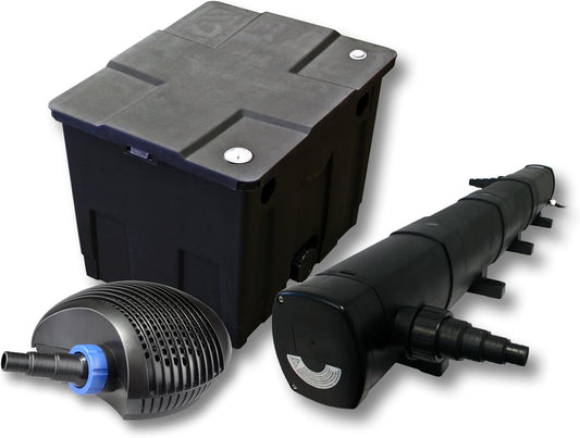 Filterset voor vijvers van 12.000 l met UVC 72 W CTF ECO-pomp 40 W