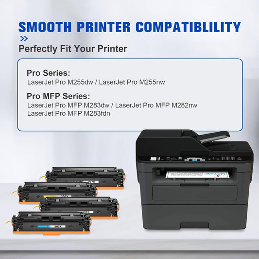 Toner Set – Tonercartridge – Toner Cartridge – Printer Toner – Color Toner – 4 Kleuren inclusief Chip – Hoge Capaciteit Compatibel voor Color LaserJet Pro MFP