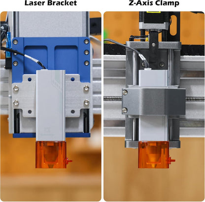 Genmitsu Lasermodule voor CNC-freesmachines, 10.000 mW, 435 nm voor 3020-PRO/3030-PROVer Ultra, 4040-PRO/PRO MAX, PROVer XL 4030 V1/V2/2X2/4X4, laserklasse 1