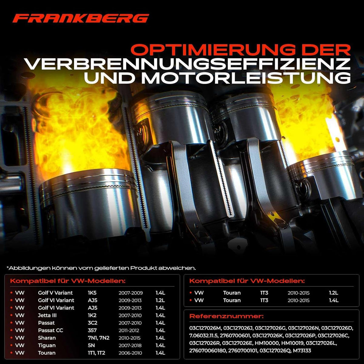 Brandstofpomp – Benzinepomp – Mechanische Brandstofpomp – Vervangingsonderdeel – Compatibel Met OEM 03C127026C – Met Afdichting – 2-Polige Aansluiting
