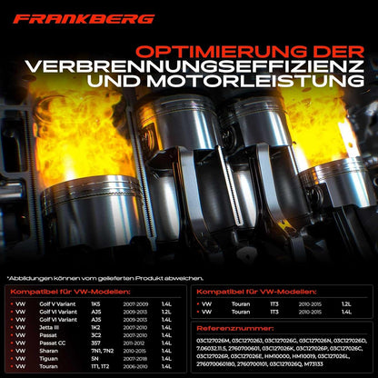 Brandstofpomp – Benzinepomp – Mechanische Brandstofpomp – Vervangingsonderdeel – Compatibel Met OEM 03C127026C – Met Afdichting – 2-Polige Aansluiting