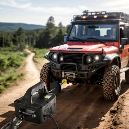 VEVOR 2-in-1 elektrische lier 498,95 kg draagvermogen kabellifter hefsnelheid ≥ 4 m/min motorlier 7 m hefhoogte kabellift 1500 W kabel 2 bedieningsmodi handmatig/kabelgebonden afstandsbediening
