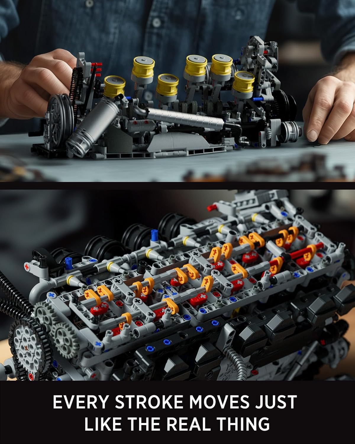 Nifeliz L6 Motor Modelbouwset voor Volwassenen, Technique Motor Verzamelbaar Model Speelgoed Bouwpakket, Verzamelbare Cadeau (2,820 PCS, NF10316)