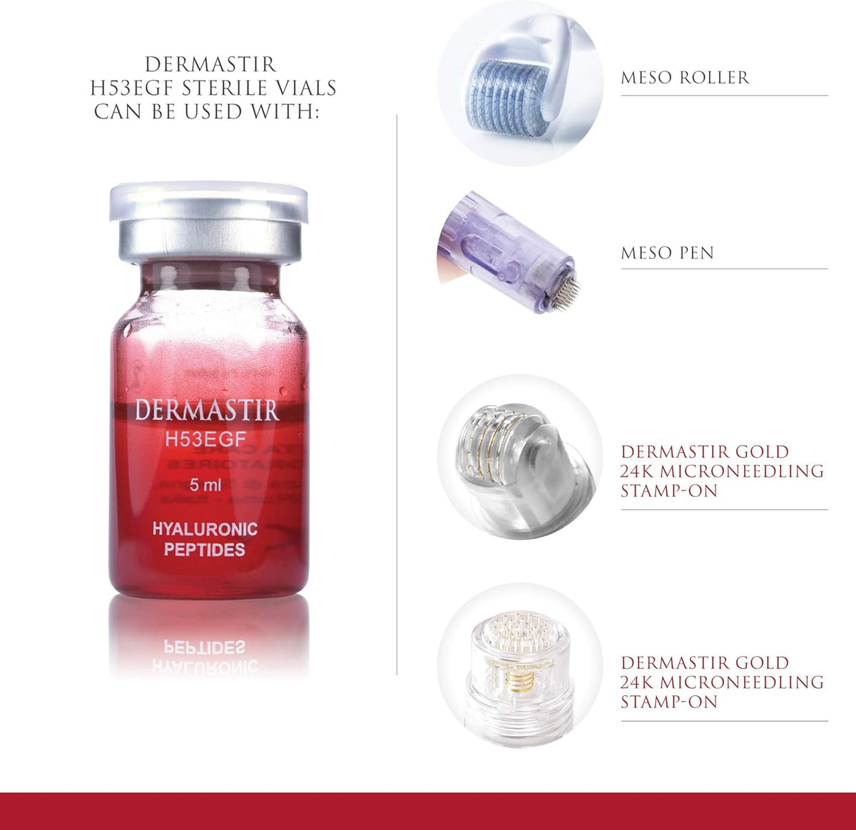 Hyaluronzuur Ampullen 10x5 ml – Serumampullen – Microneedling Ampullen – Steriele Medische Flacons – Injectieflacons – 53 Actieve Ingrediënten – 10 mg/ml Hyaluronzuur