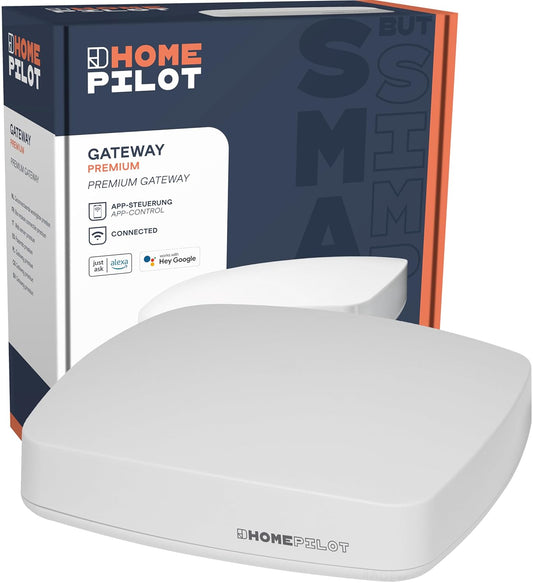 HOMEPILOT Gateway Premium - Smart Home Center voor het aansturen van alle slimme apparaten HOMEPILOT producten via gratis app, wit