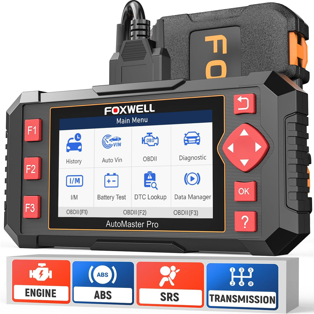 OBD2 Scanner – Autodiagnose Tool – Foutcode Lezer – ABS Scanner – SRS Airbag Scanner – 5-in-1 Diagnosefuncties – Automatische VIN Herkenning