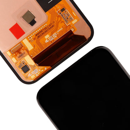 LCD digitaal display, vervanging compatibel met Pixel 8A (zwart met frame) LCD-display, touchscreen, digitizer, montage met reparatiegereedschap
