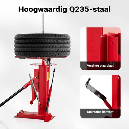 Universele bandenwisselaar tot 21" bandenmachine voor manuele montage en demontage