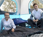 KingCamp Slaapzak, winter, outdoor, warme dekenslaapzak, draagbaar, licht, 3-4 seizoenen, camping, slaapzak voor kinderen en volwassenen op de camping, trekking, 1,9 kg