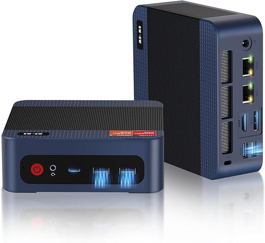 Mini PC – Tiny PC – Desktop Computer – Compact Computer – Werkstation – Ryzen 5 7640HS 32GB DDR5 1TB SSD – Krachtig Compact Ontwerp – Triple Display Ondersteuning