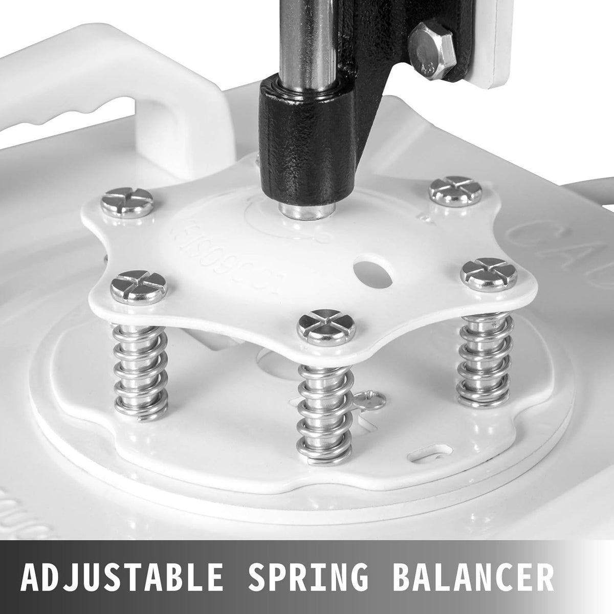 VEVOR Transferpers, 29 x 38 cm, hittepers, 5-in-1, hittepers met nauwkeurige digitale timer en temperatuurregeling, 360 graden, witte hittepersmachine voor schoenen, T-shirts, bekers