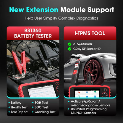 OBD2 Scanner – Auto Diagnosetool – Foutcode Lezer – Autodiagnose Apparaat – Motor Diagnosesysteem – 5 Inch Touchscreen – 7 Resetfuncties inclusief AutoVIN en WLAN Updates