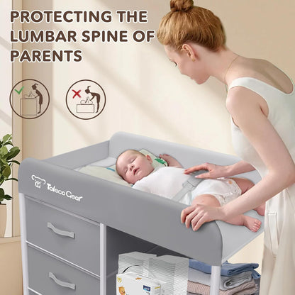 Opvouwbare babycommode