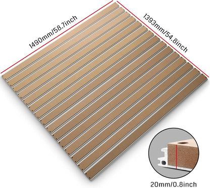 Genmitsu 1313 Aluminium & MDF Hybride Spoilboard-tafel voor CNC-routermachine PROVerXL 4030 V2 tot 1313 XY-as uitbreidingsset, 1490 x 1393 x 20 mm
