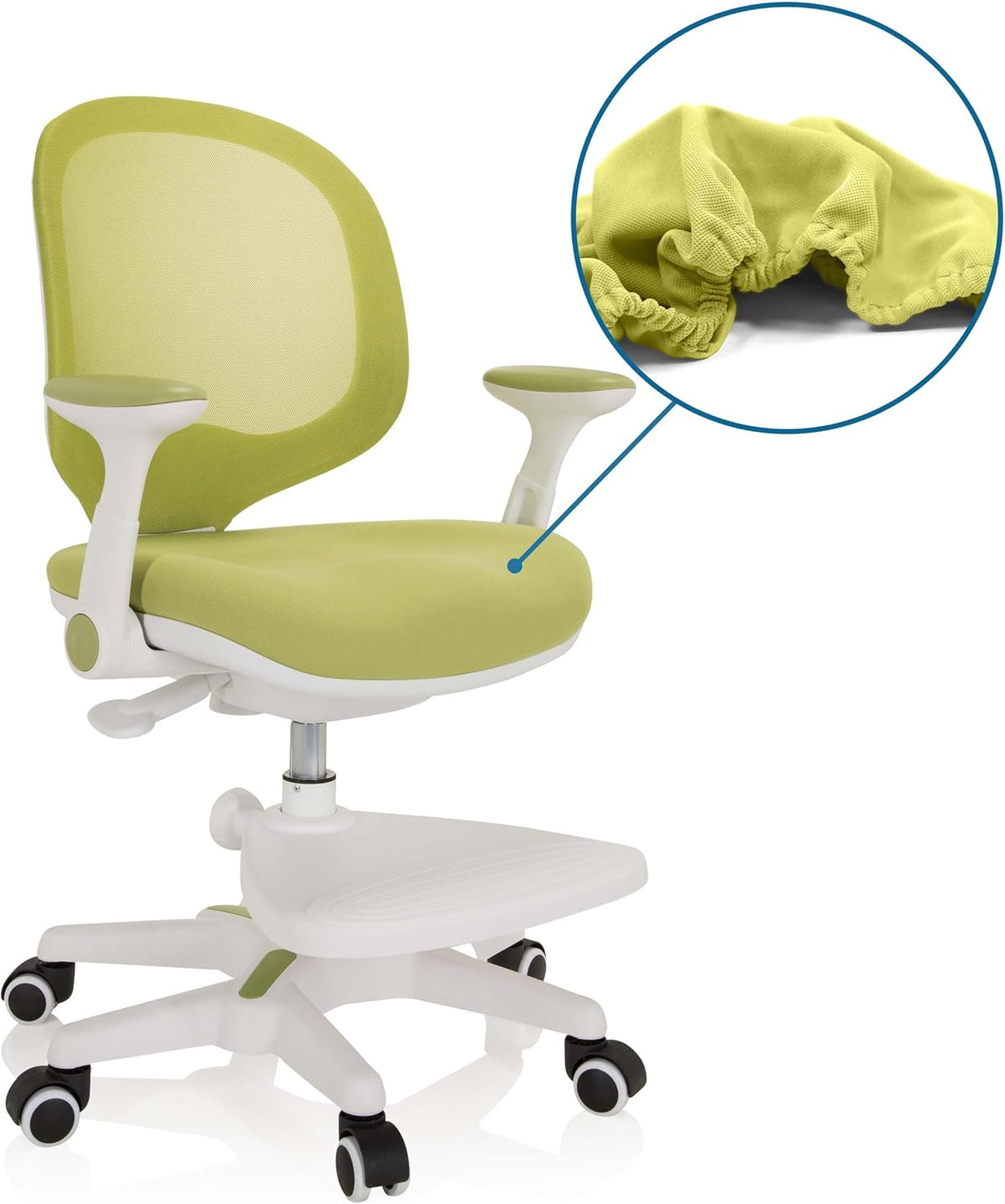 hjh OFFICE kinderstoel KID ERGO stof/netstof Groen