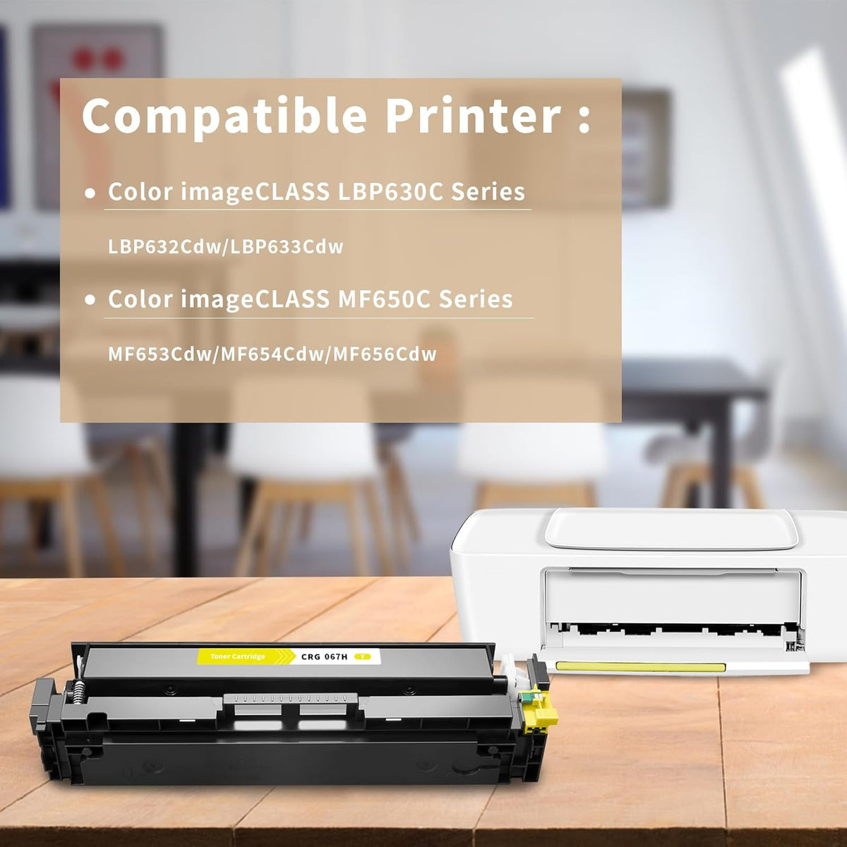 Compatibele Tonercartridges – Vervangende Toner – Laserprinter Inkt – Printercartridge Set – Hoge Capaciteit Toner – 4-Pack Kleuren – Tot 3130 Pagina’s Zwart & 2350 Pagina’s Kleur