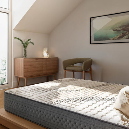 KUO DreamFlex Mattress, traagschuim, grijs, 140 x 200 cm