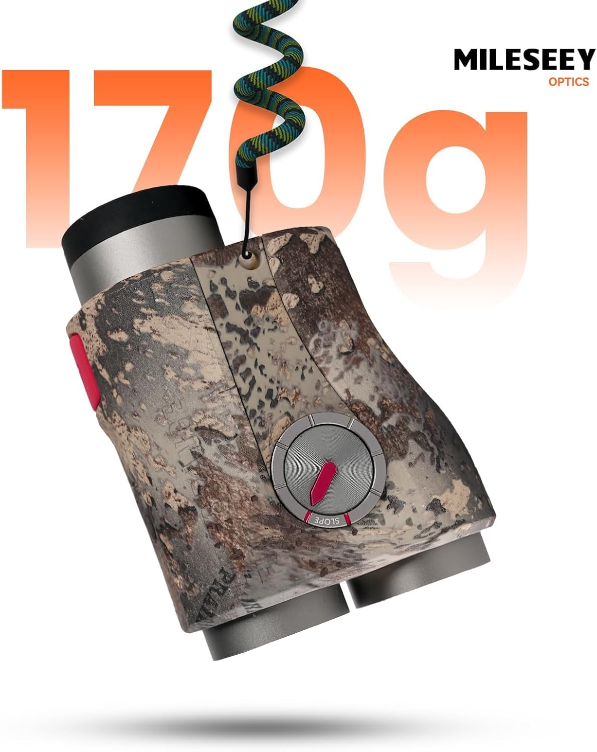 MILESEEY Optics HD 1000 yards laser afstandsmeter voor de jacht met hoekcompensatie voor boogschieten Afstandsmeter voor de jacht Hoge precisie (horizontaal, verticaal, P2P, regen, snelheidsmeting)